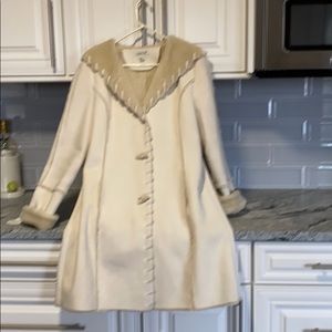 Coldwater Creek White Coat  size M